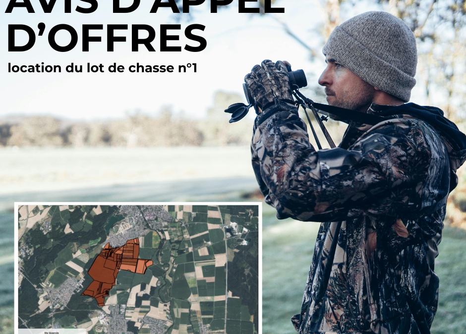 Avis d’appel d’offres – Location du lot de chasse n°1